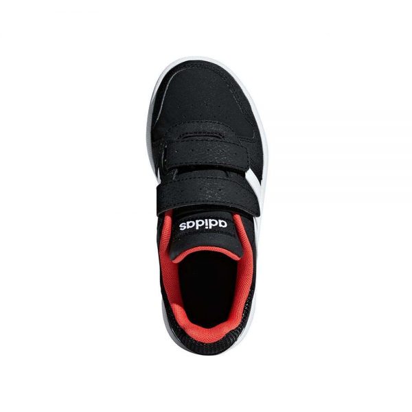 Adidas Vs hoops 2 cmf c αθλητικό μαύρο, κόκκινο με λευκό