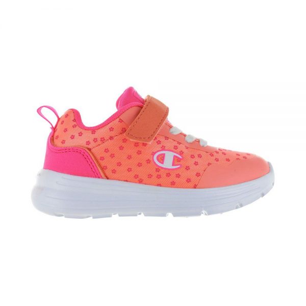 Champion Low Cut Shoe Carrie αθλητικό πορτοκαλί με ροζ