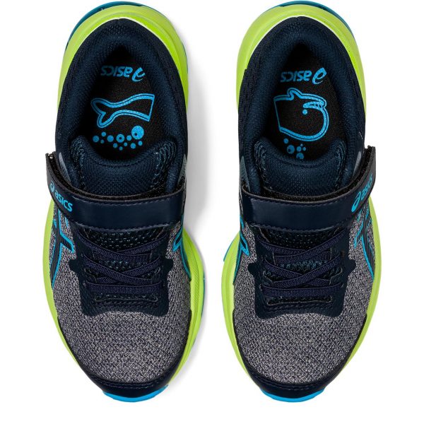 Asics GT-1000 10 PS Αθλητικό παπούτσι ανθρακί γαλάζιο
