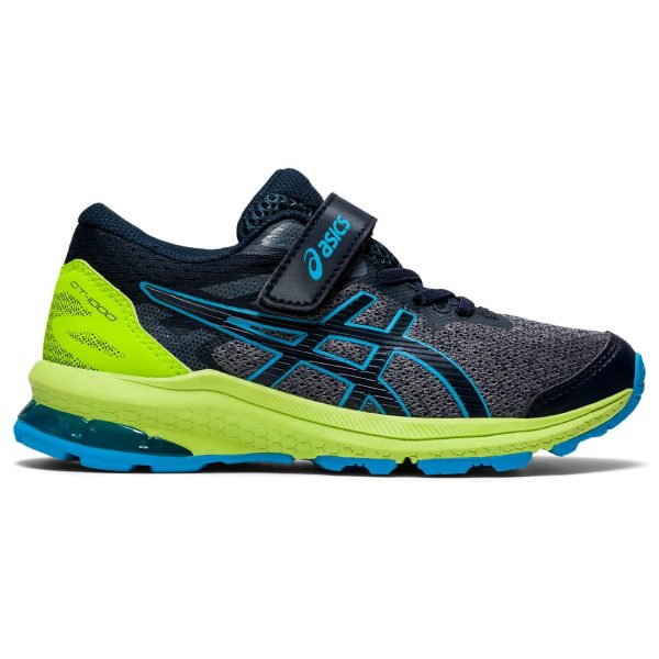 Asics GT-1000 10 PS Αθλητικό παπούτσι ανθρακί γαλάζιο