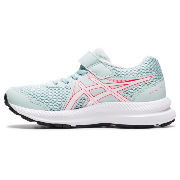 Asics Contend 7 PS Αθλητικό παπούτσι γαλάζιο με λευκό