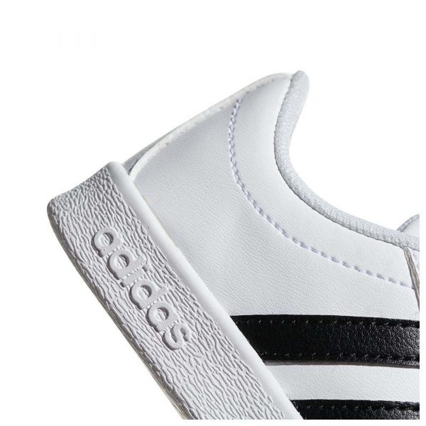 Adidas Vl Court 2 Cmf Inf Αθλητικό παπούτσι λευκό με μαύρο