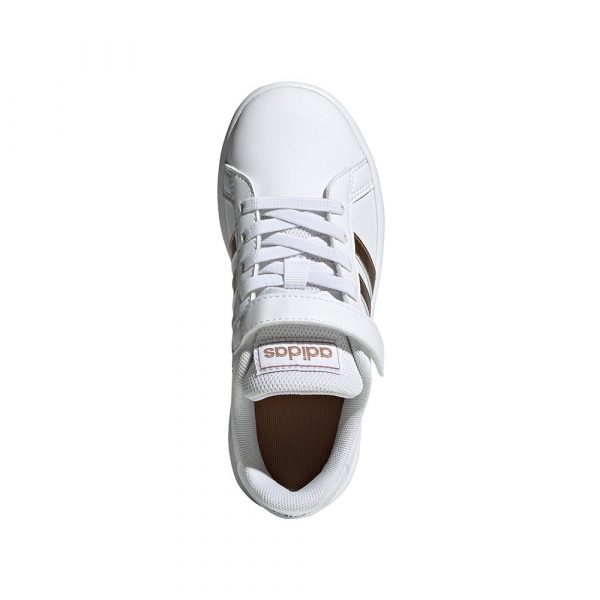 Adidas Grand court c Αθλητικό παπούτσι λευκό με χρυσό