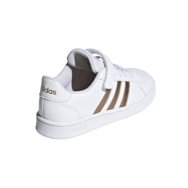 Adidas Grand court c Αθλητικό παπούτσι λευκό με χρυσό