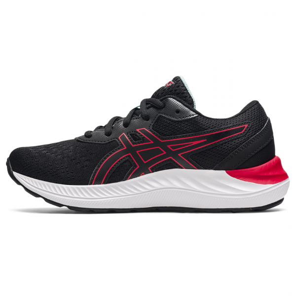 Asics Gel Excite 8 GS Αθλητικό παπούτσι μαύρο με κόκκινο
