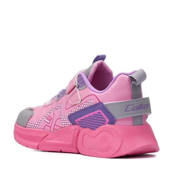 Αθλητικό παπούτσι ροζ με γκρι