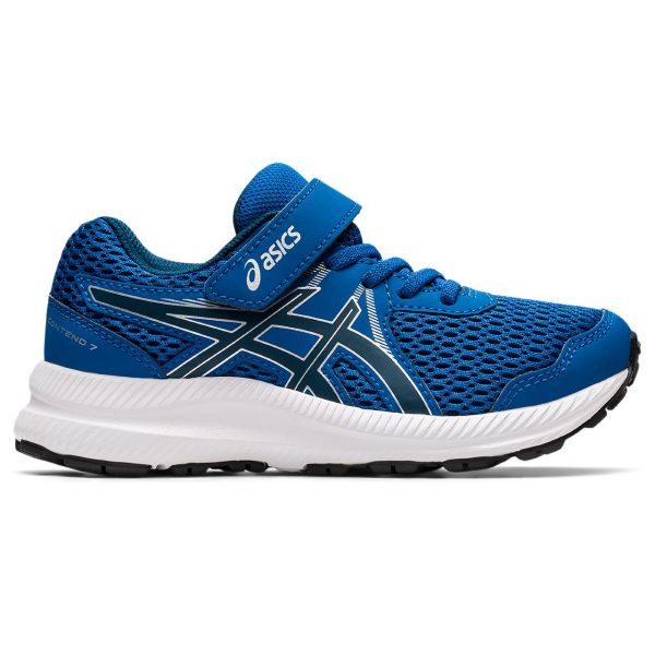Asics Contend 7 PS Αθλητικό παπούτσι μπλε με μαύρο