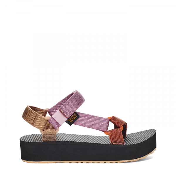Teva Midform Universal Metallic σανδάλι ροζ με χρυσό