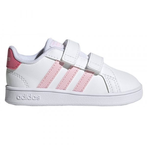 Adidas Grand Court CF I λευκό με ροζ